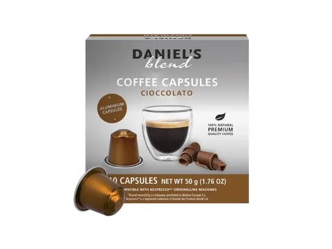 Daniel's Blend Cioccolato Coffee Capsules - 10 Capsules - CAFELAX