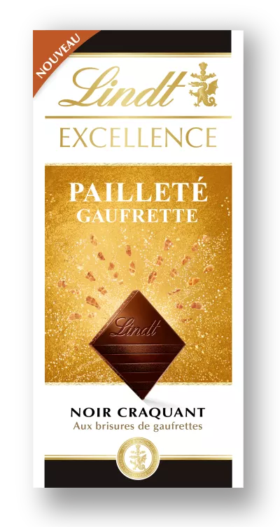 “ EX: 30-11-2025” Lindt Excellence Paillete Gaufrette 100g