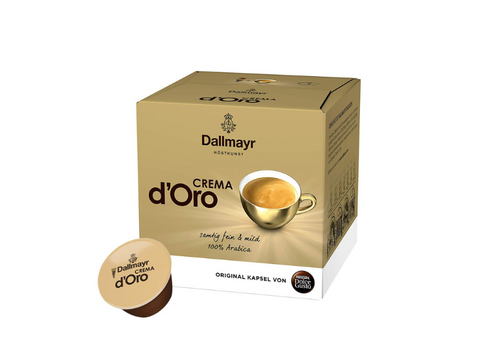 Dallmayr Crema d’Oro Dolce Gusto Coffee Capsules - 16 Capsules