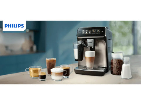 Philips EP3347 Bean To Cup Coffee machine 6 Different Drinks - Iced Coffee Lovers - CAFELAX