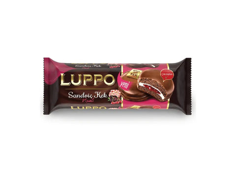 Luppo Cherry Sandwich Cake 182g - CAFELAX