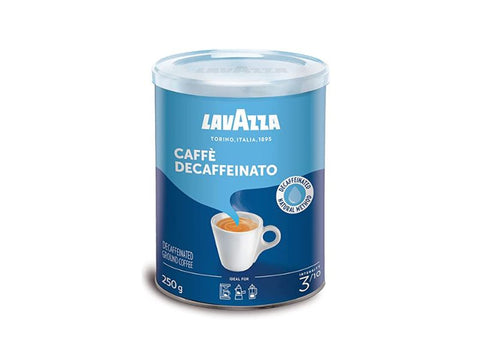 Lavazza Decaffeinato Classico Coffee Can 250g