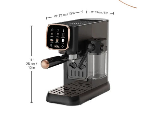 Okka Arzum Espresso Semi Automatic Coffee Machine - 6 Drinks - CAFELAX
