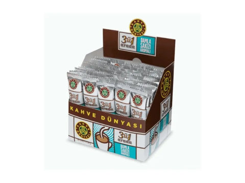 Kahve Dunyasi Instant Coffee 3*1 With Mistaka - 40 Sachets - CAFELAX