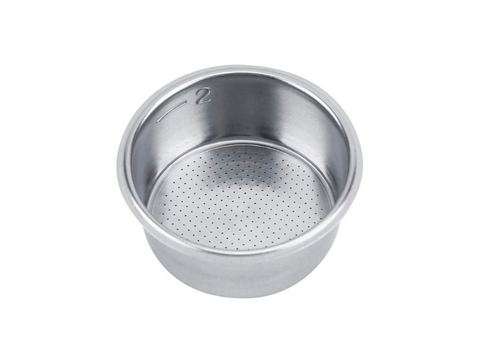 Stainless Steel Cup Non-Pressurized Porous Coffee Filter 54mm - Double Shots - CAFELAX