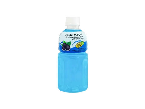 MOGU MOGU Blackcurrant Flavored Drink With NATA DE COCO 320ml - CAFELAX
