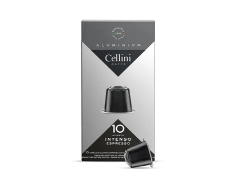 Cellini Intenso Espresso Coffee Capsules - 10 Capsules - CAFELAX