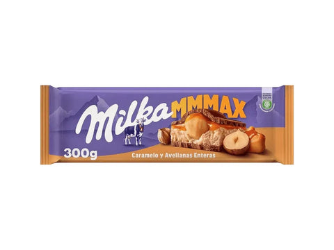 Milka MMMAX Toffee Wholenut Chocolate 300 gm - CAFELAX