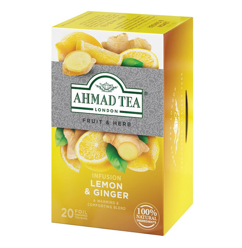Ahmad Tea Lemon & Ginger Tea 20 Bags