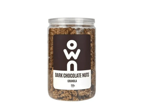 OWN Dark Chocolate Nuts Granola 350g - CAFELAX