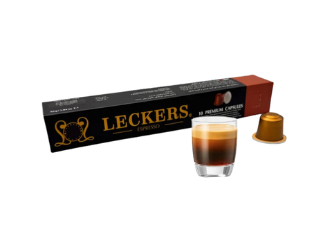 Leckers Espresso Ristretto coffee Capsules- 10 Capsules - CAFELAX