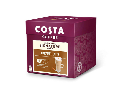 Costa Signature Blend Caramel Latte Dolce Gusto Coffee Capsules - 16 Capsules