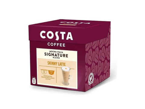 Costa Signature Blend Skinny Latte Dolce Gusto Coffee Capsules - 16 Capsules
