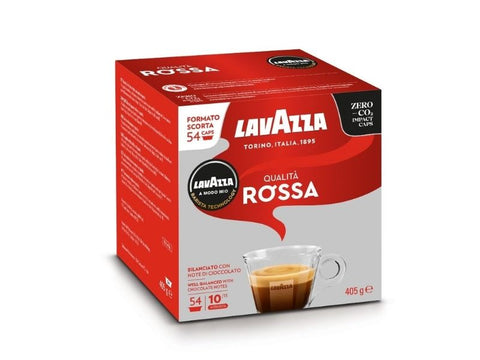 Lavazza A Modo Mio Rossa Coffee Capsules - 54 Capsules
