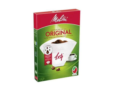 Melitta Original Filter Coffee Paper 4*1 - 40 Filter - CAFELAX