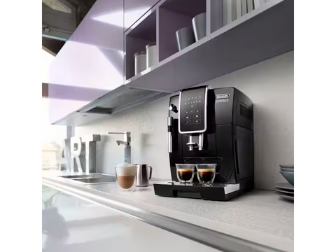 De'Longhi Dinamica Automatic Bean To Cup Espresso Machine - 4 one-touch recipes - ECAM350.15.B - CAFELAX