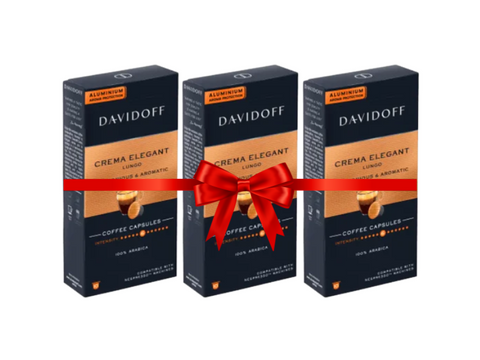 Davidoff Crema Elegant Coffee Capsules Bundle 3*10 Capsules