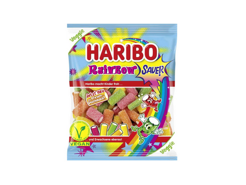Haribo Rainbow Sauer Candy 160g - CAFELAX