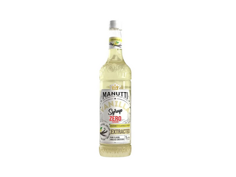 Manutti Vanilla Zero Sugar Syrup 1L - CAFELAX