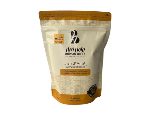 Brown Hills Plain Medium Turkish Coffee 250g - CAFELAX