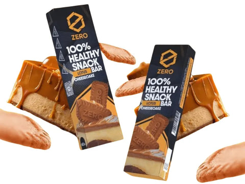Zero Lotusy Cheesecake Protein Bar 24g Protien 70g - CAFELAX