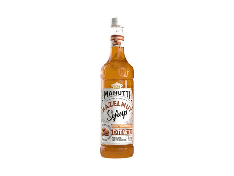 Manutti Hazelnut Syrup 1L - CAFELAX