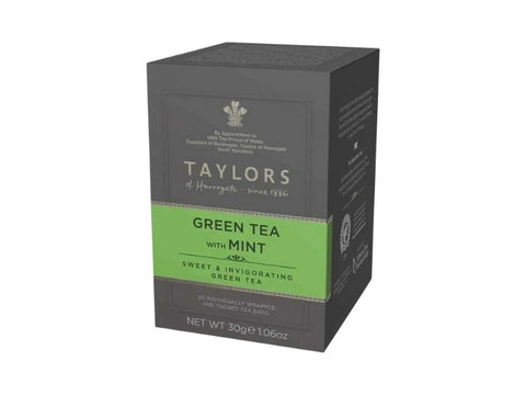 Taylors Green Tea With Mint 20 Bags
