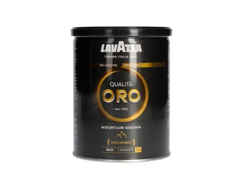 Lavazza Qualita Oro Black Mountain Grown Gound Coffee Can 250g - CAFELAX