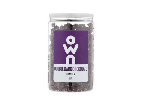 OWN Double Dark Chocolate Nuts Granola 350g - CAFELAX