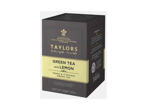Taylors Green Tea With Lemon 20 Bags
