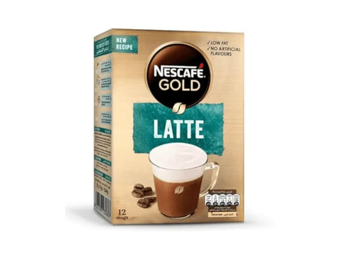 Nescafe Gold Latte 12 Sachets - CAFELAX
