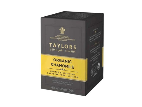 Taylors Organic Chamomile Herbal Infusion Tea 20 Bags