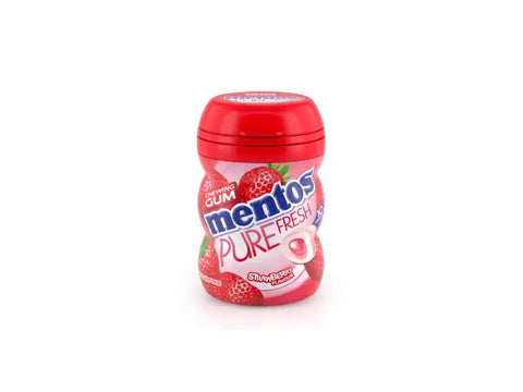 Mentos Sugar free Pure Fresh Strawberry Gum - 30 Pieces - CAFELAX