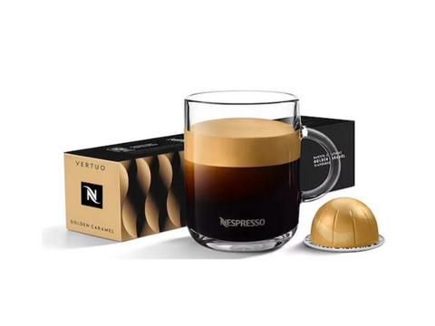 Nespresso Golden Caramel Vertuo Capsules - 10 Capsules