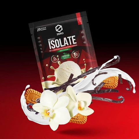 Zero Diet whey Isolate Vanilla Biscuits 25g Protein - 1 Sachet - CAFELAX
