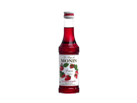 Monin Strawberry Syrup 250ml - CAFELAX