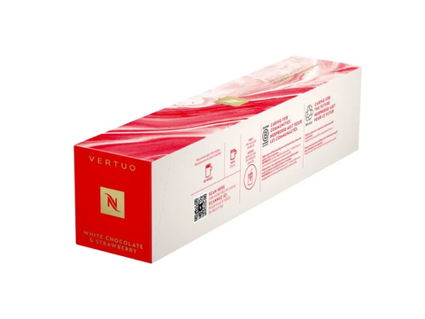 Nespresso White Chocolate& Strawberry Vertuo Capsules - 10 Capsules