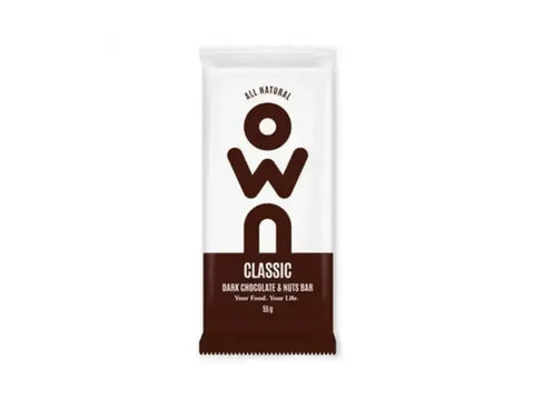 OWN Classic Dark Chocolate & Nuts Bar - 55g - CAFELAX