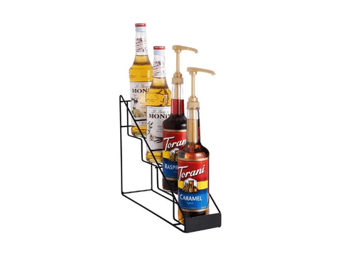 4 Syrup Bottle Display Rack - CAFELAX