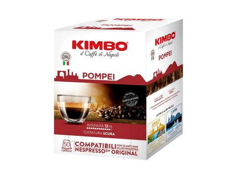 Kimbo Pompei Coffee Capsules - 50 Capsules - CAFELAX