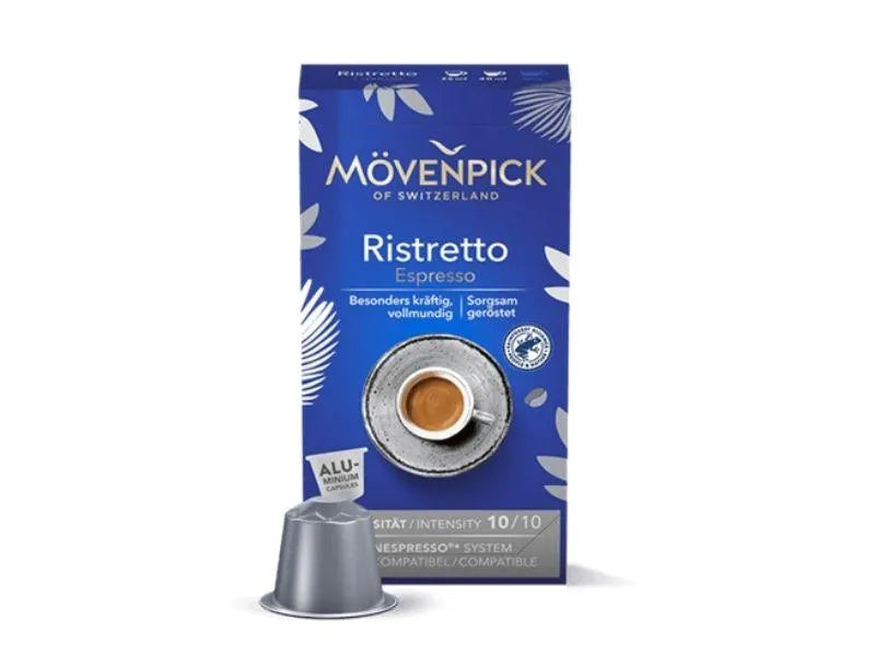 Movenpick Ristretto Espresso Coffee Capslules 10 Capsules CAFELAX