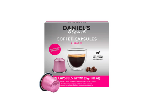 Daniel's Blend Lungo Coffee Capsules - 10 Capsules