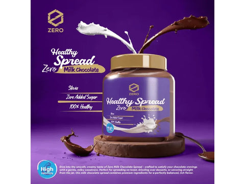 Zero Milk Chocolate Healthy Spread Sugar Free 325g - CAFELAX