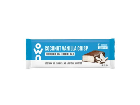 OWN Coconut Vanilia Crisp Chocolate Coated Fruit Healthy Bar - 35g - CAFELAX