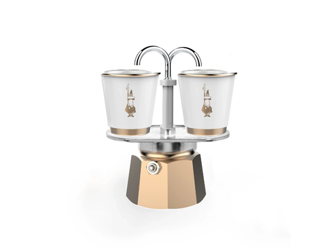 Bialetti Mini Express Pure Gold 2 Cup - CAFELAX