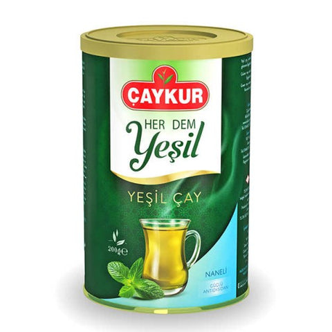 Caykur Green Tea With Mint Tin 200g