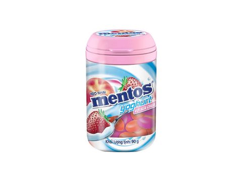 Mentos Gum Strawberry Yogurt 90g - CAFELAX