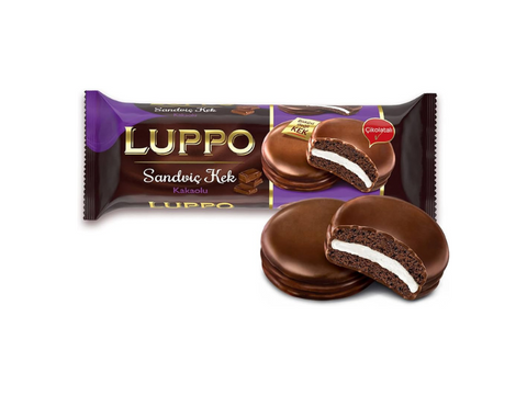 Luppo Cacao Coated Chocolate Sandwich Cake 184g