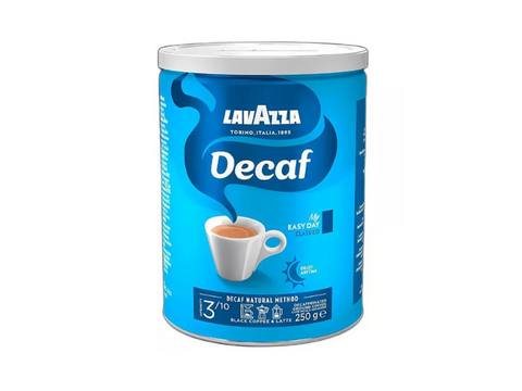Lavazza Decaffeinato Classico Coffee Can 250g - CAFELAX