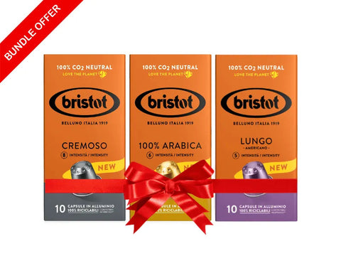Bundle Offer | 3 Bristot Nespresso Compatible Capsules Packs - CAFELAX